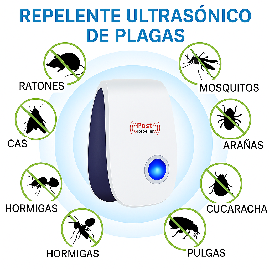 Repelente ultrasónico de plagas