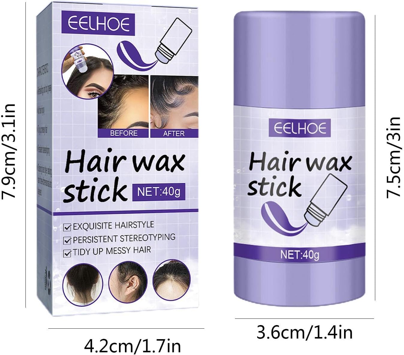 Barra de cera para el cabello
