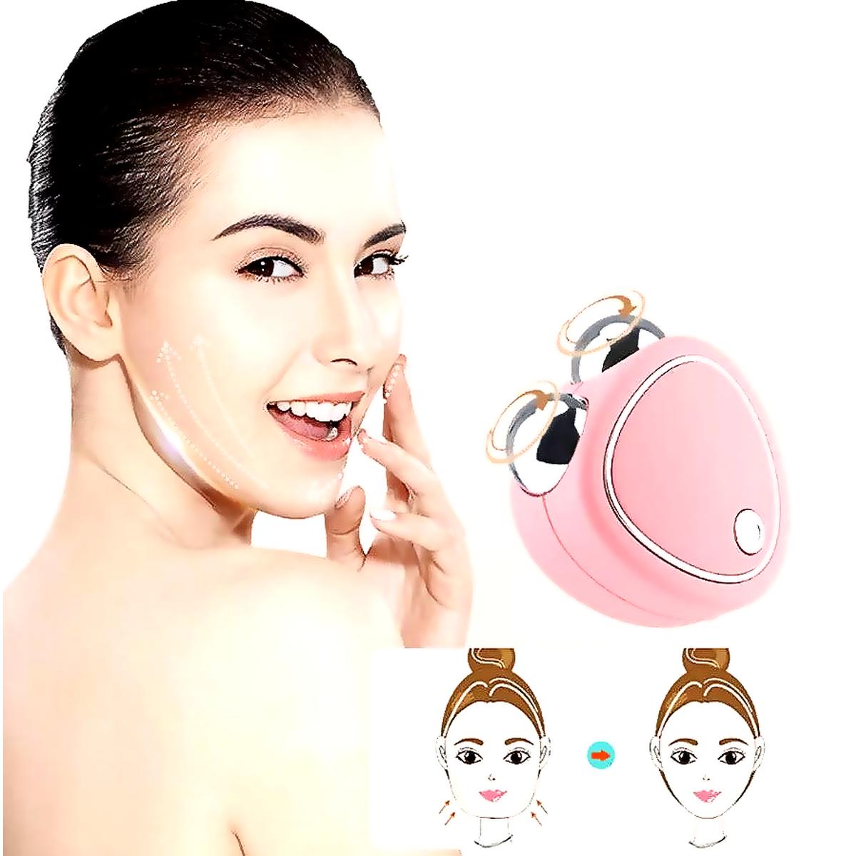 Masajeador facial microcorriente