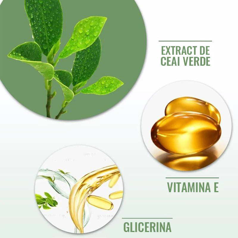 Pack 3 Mascarillas de Té Verde Orgánico