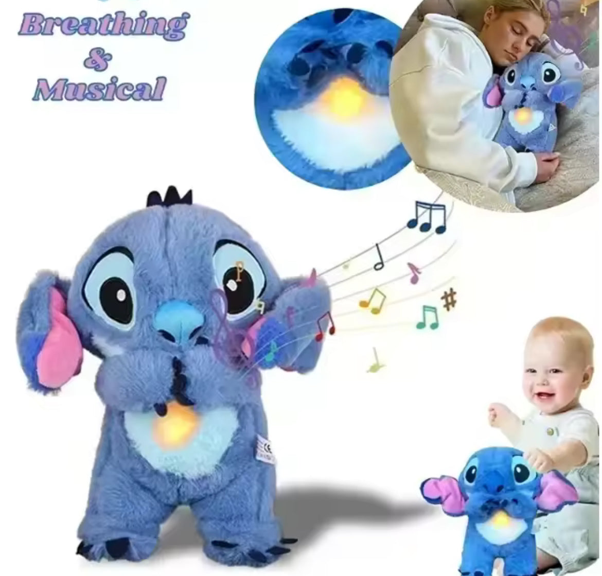 Stitch Peluche Relajante