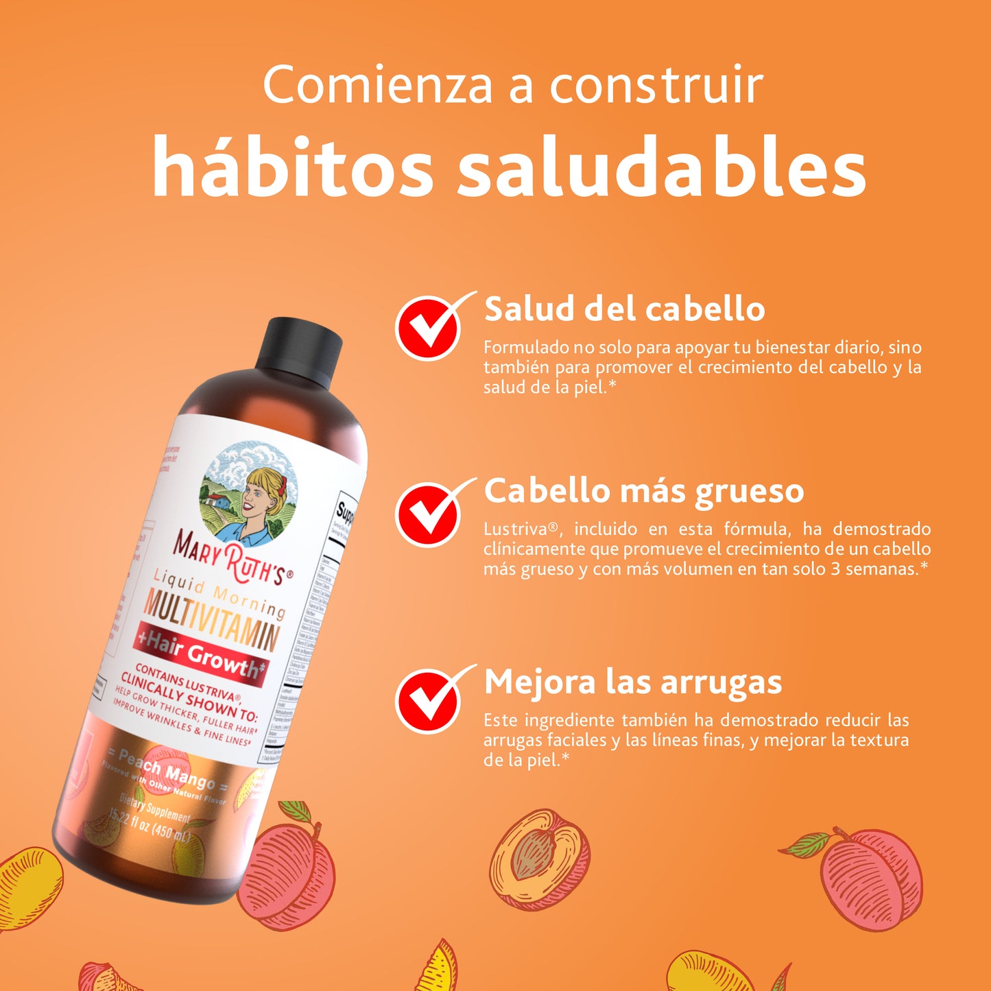 Multivitaminico Mary Ruths Peach Mango