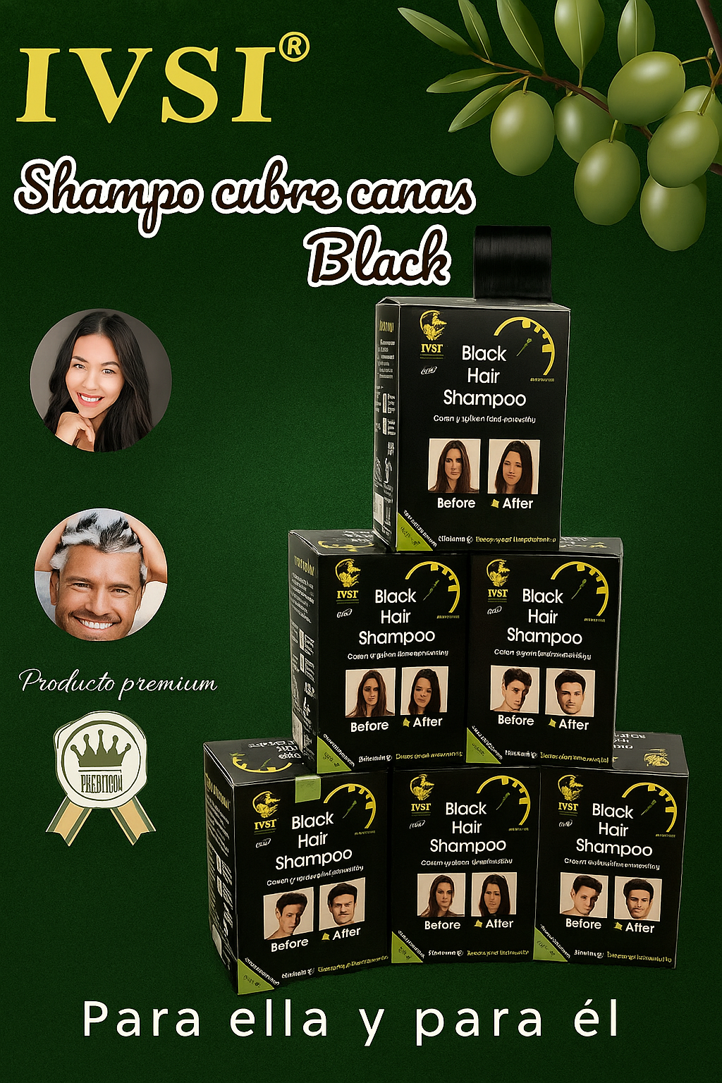 Shampoo Cubre Canas IVSI en Sachet x10