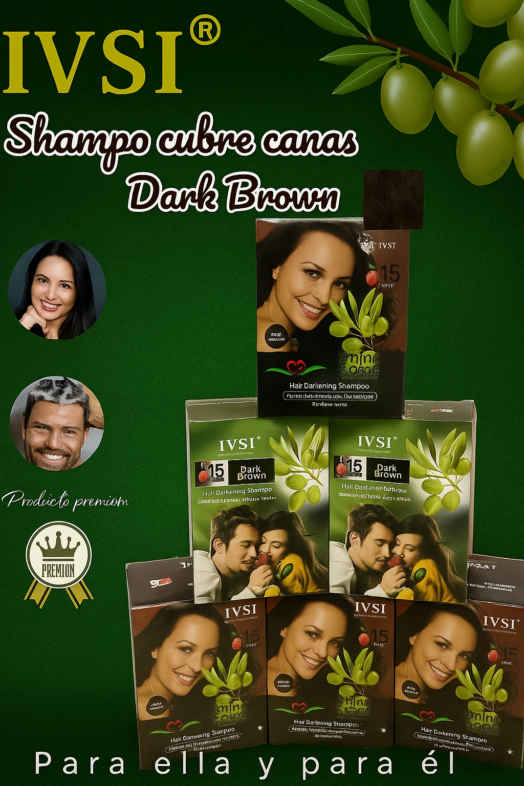 Shampoo Cubre Canas IVSI en Sachet x10