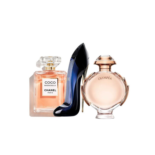 3x Perfumes Good Girl, Coco y Olympea