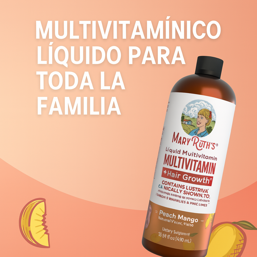 Multivitaminico Mary Ruths Peach Mango