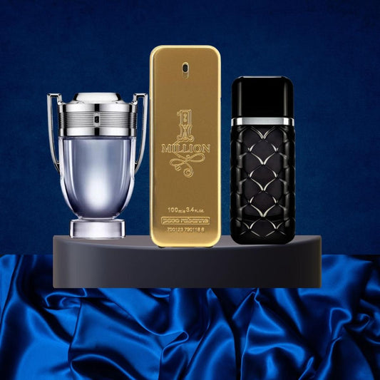 Perfumes 212  + 1 Million + Invictus